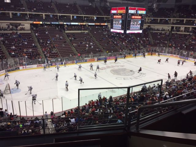 Hershey Bears Hockey Game at the PETE&C conference courtesy of Prismworks